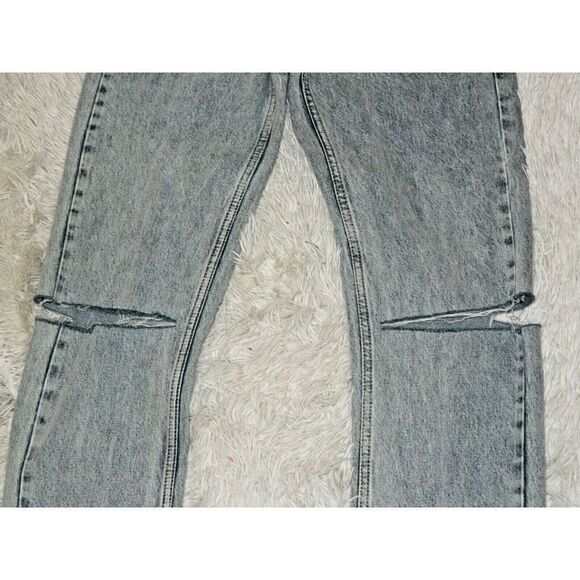 White Fox Jeans Size Small She's All That‎ Straight Leg High Waisted Blue Denim - Picture 5 of 11
